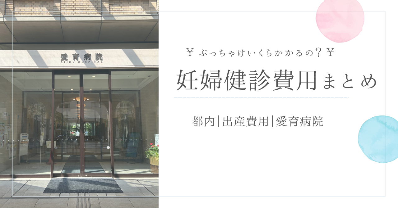 【妊婦健診っていくら？】ついに全額出ました！私の健診費用まとめ｜愛育病院